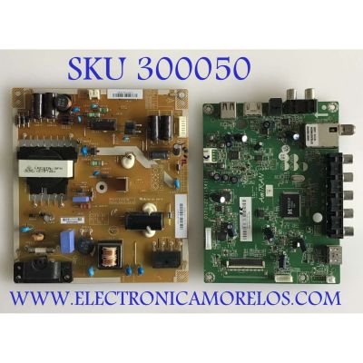 KIT DE TARJETAS VIZIO / MAIN 3639-0132-0150 / 0171-2271-5411 / FUENTE 0500-0614-0410 / PSLF101301M / MODELO EM39FT